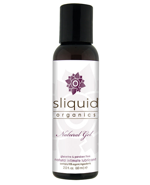 Sliquid Organics Natural Gel, 2 oz – Aloe-Based, pH Balanced Lubricant