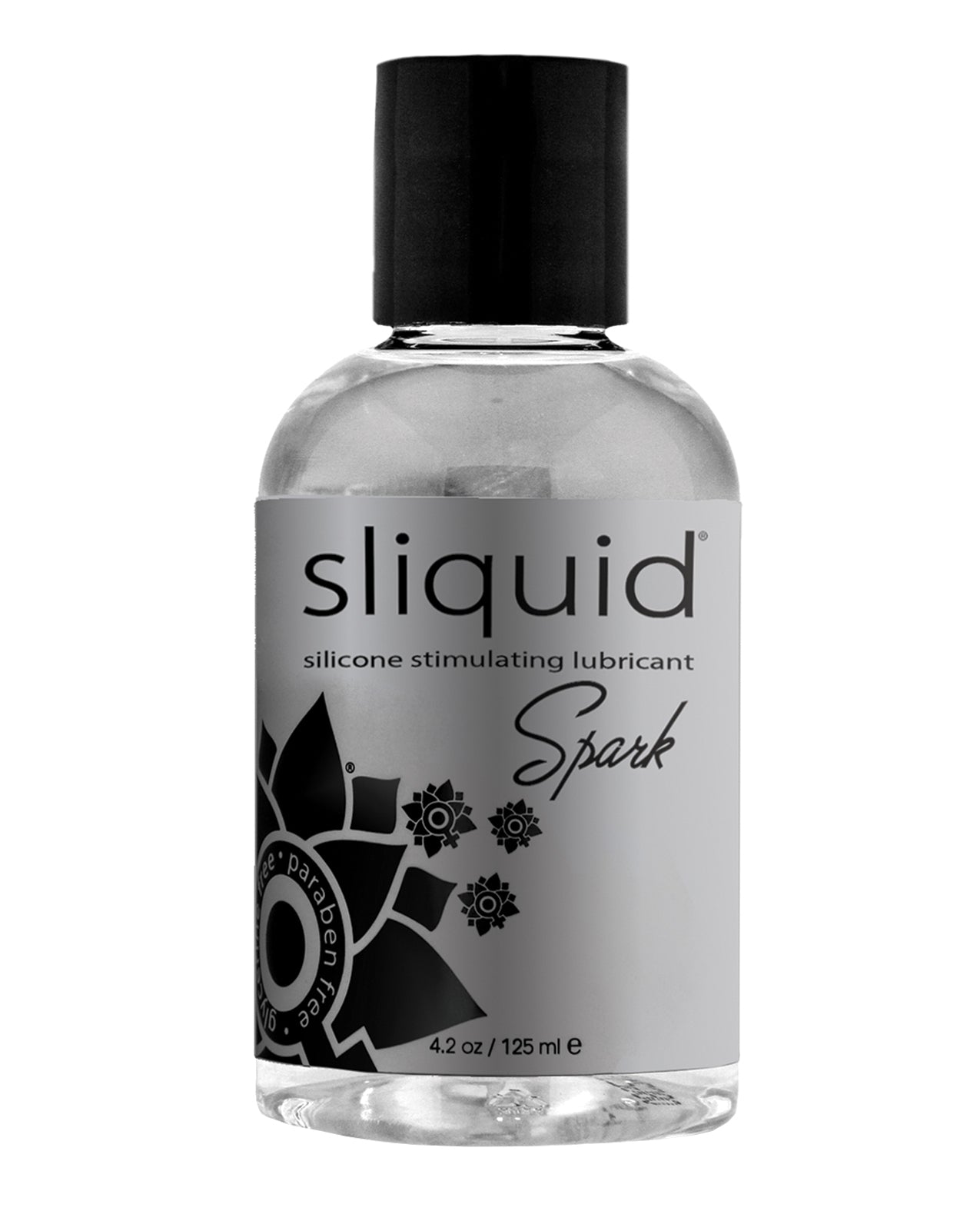 Sliquid Naturals Spark Booty Buzz, Menthol-Infused Silicone Lubricant, 4.2 oz
