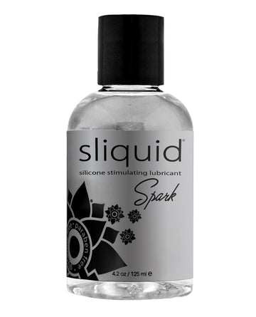 Sliquid Naturals Spark Booty Buzz, Menthol-Infused Silicone Lubricant, 4.2 oz