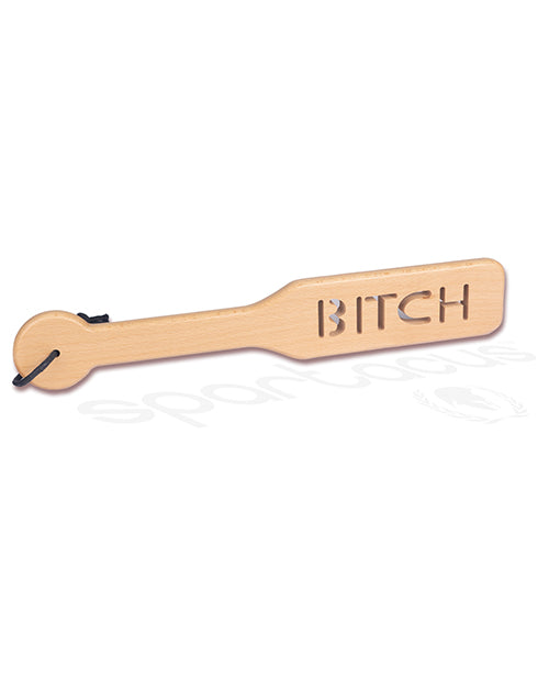 Spartacus SPB-W13 Zelkova Wood Paddle, 12 inch, Bitch Cutout