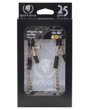 Spartacus SPF-29 Adjustable Alligator Nipple Clamps, Metal, Assorted Colors
