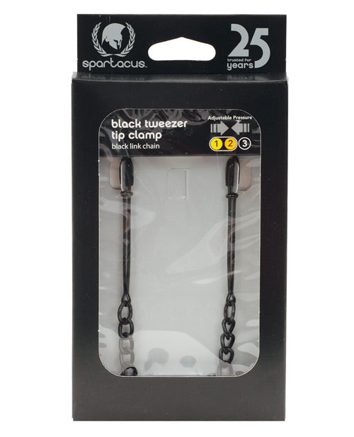 Spartacus SPF-54 Adjustable Metal Tweezer Nipple Clamps w/ Chain