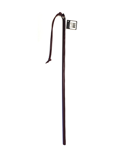 Spartacus SPL-11DBU Leather Wrapped Cane, 24 Inch, Burgundy