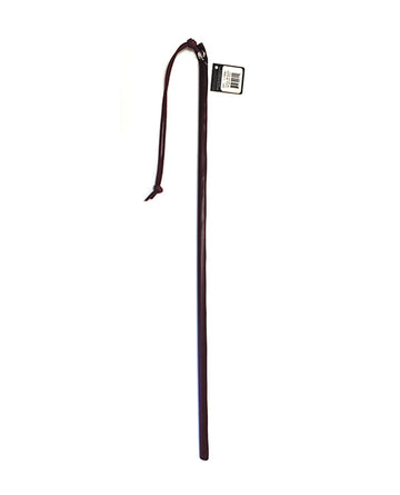 Spartacus SPL-11DBU Leather Wrapped Cane, 24 Inch, Burgundy