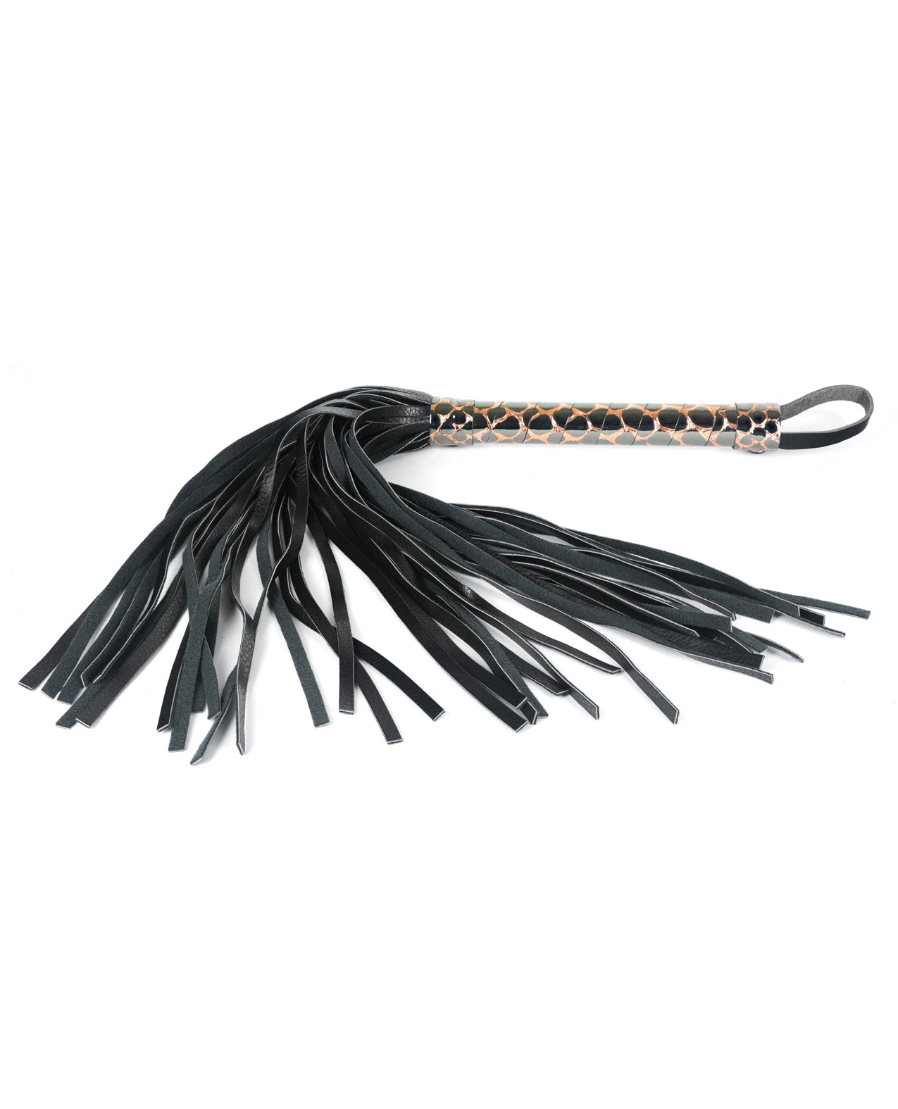 Spartacus SPU-105GD Faux Leather Flogger, Gold
