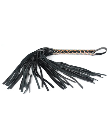 Spartacus SPU-105GD Faux Leather Flogger, Gold