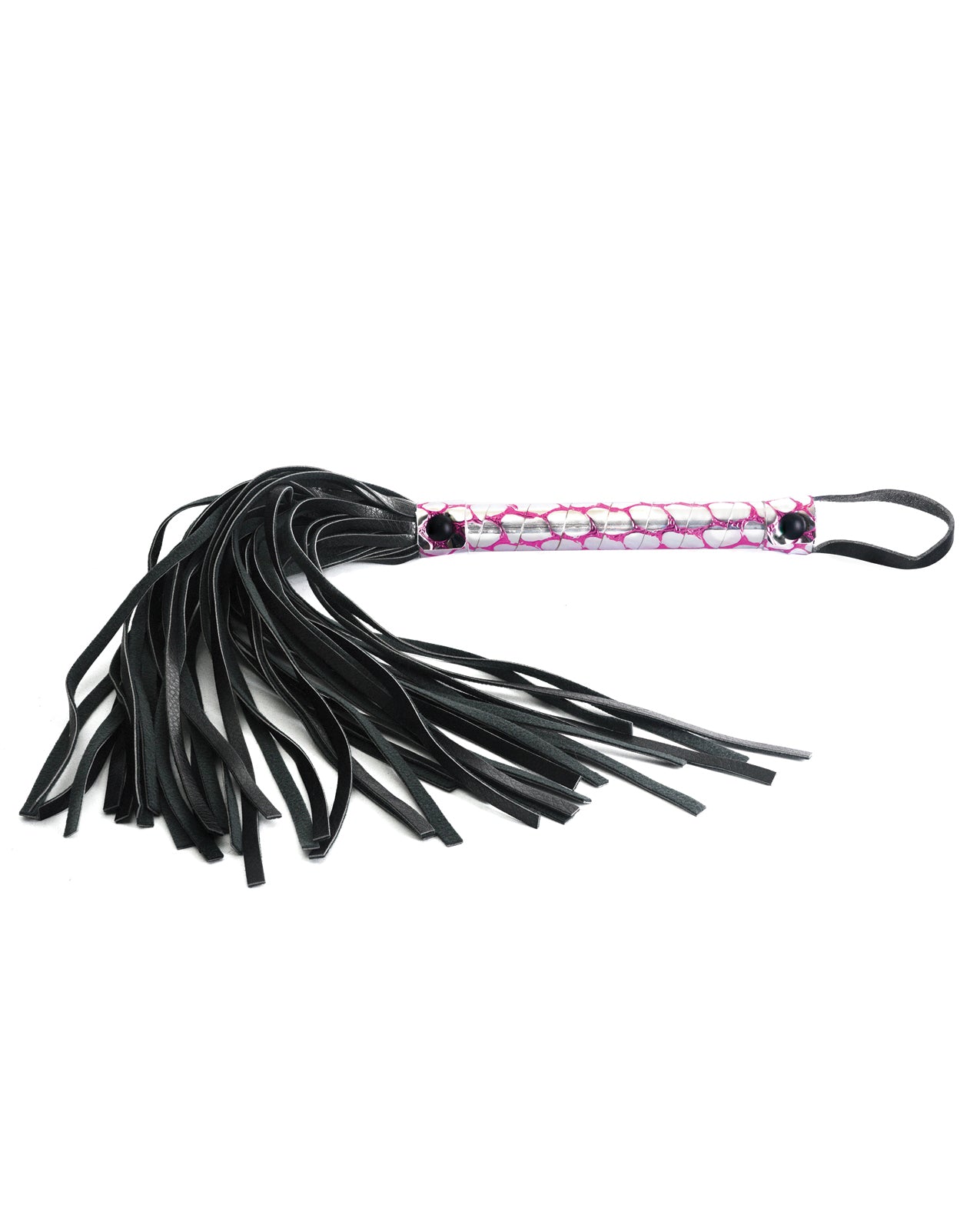 Spartacus SPU-105PK Faux Leather Flogger, Pink