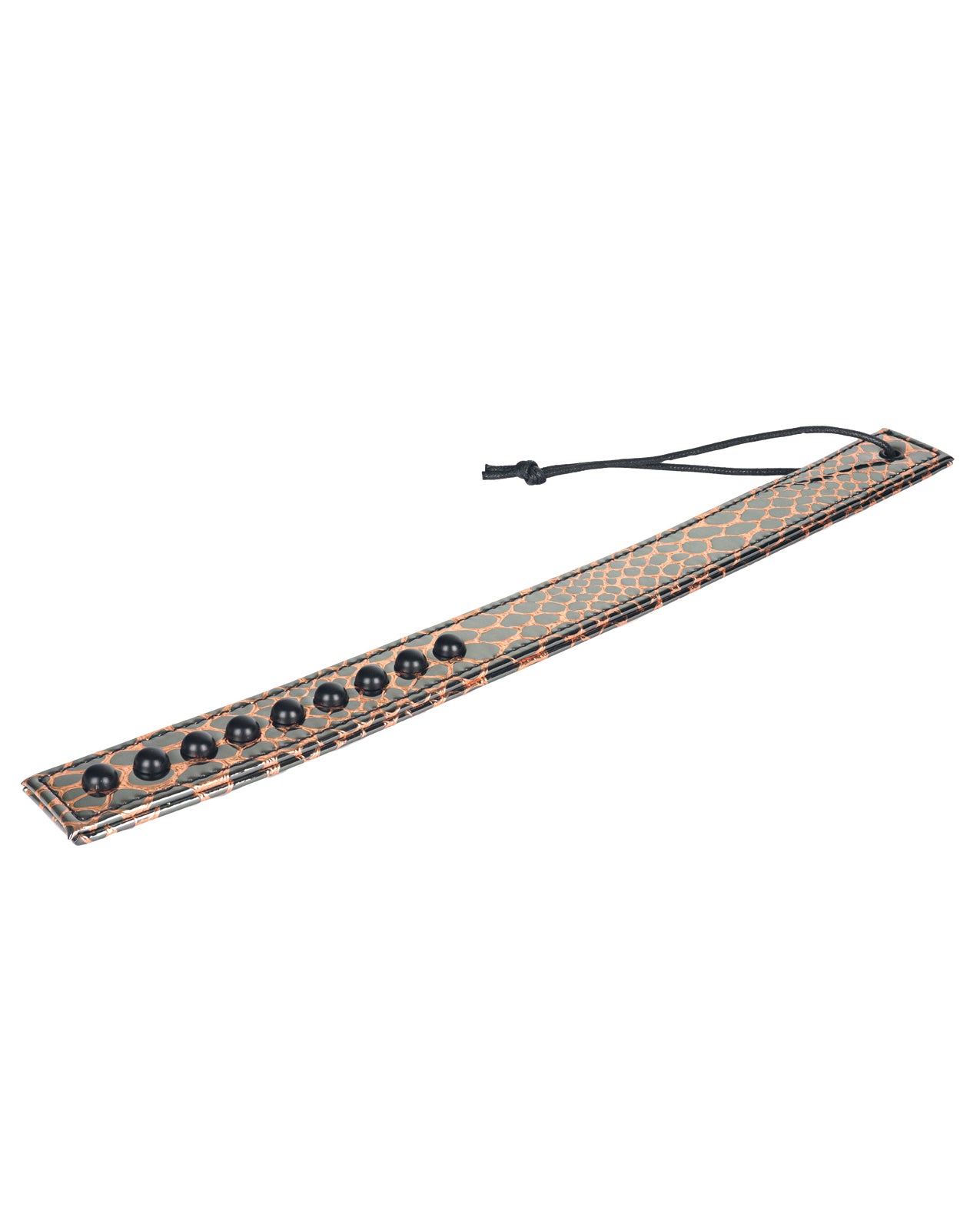 Spartacus Faux Leather Paddle, Gold - Durable & Versatile for BDSM Play