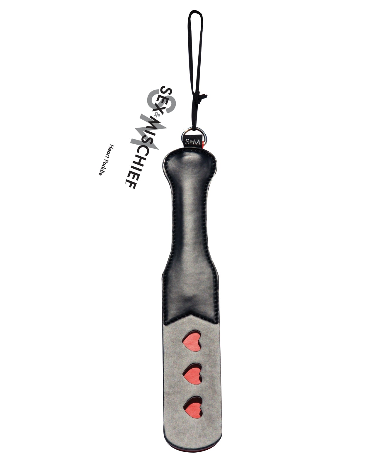 Sportsheets International SS09931 Heart Paddle, 12.5" L, Fiberglass/Metal/PU