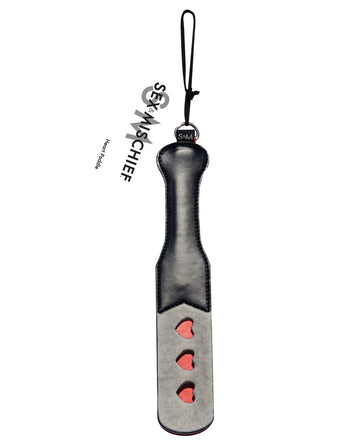 Sportsheets International SS09931 Heart Paddle, 12.5" L, Fiberglass/Metal/PU