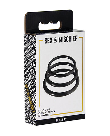 Sportsheets International SS10034 Nitrile Cock Ring Pack, 3 Sizes