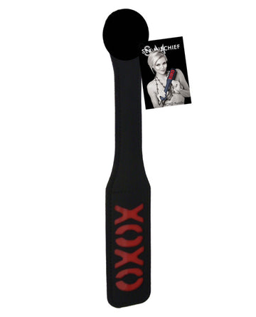 Sportsheets International SS10063 XOXO Paddle, 12-Inch Black Nylon/Vinyl