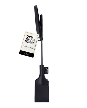 Sportsheets International SS10079 Sex & Mischief Riding Crop, Black, 12-inch