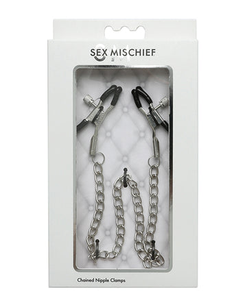 Sportsheets International SS10089 Chained Nipple Clamps, Adjustable