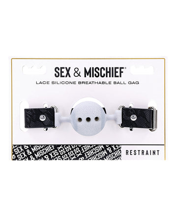 Sportsheets International SS10112 Lace Silicone Breathable Ball Gag
