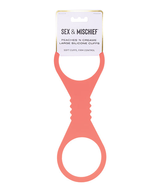 Sportsheets International SS10202 Large Silicone Cuffs, Peach