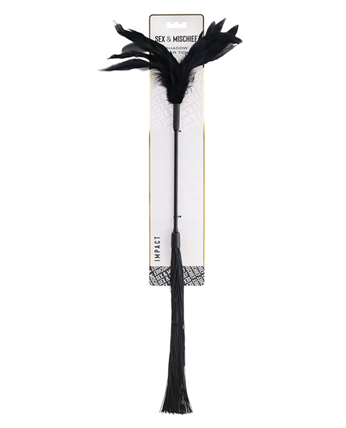 Sportsheets International SS10306 Shadow Feather Tickler, Real Feather, Silicone