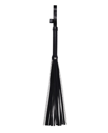 Sportsheets International SS10307 Shadow Chain Flogger, Faux Leather, Chain