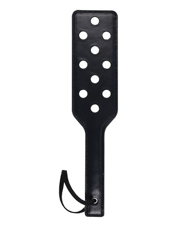 Sportsheets International SS10313 Shadow Paddle, Black Faux Leather