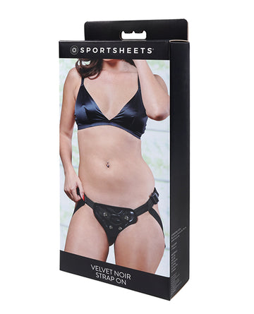 Sportsheets International SS37007 Velvet Noir Strap-On, Black