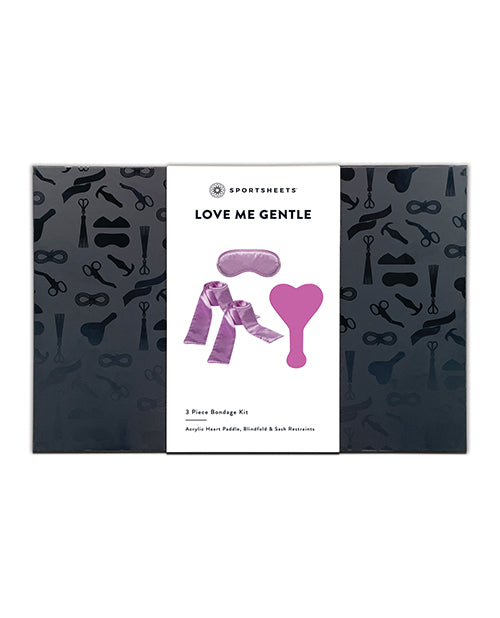 Sportsheets SS44521 Love Me Gentle Kit, Pink Paddle, Restraints