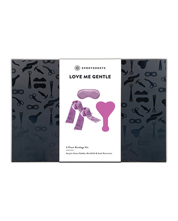 Sportsheets SS44521 Love Me Gentle Kit, Pink Paddle, Restraints