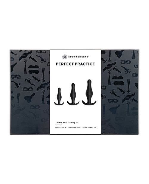 Sportsheets Perfect Practice Anal Training Kit, 3-Piece Silicone