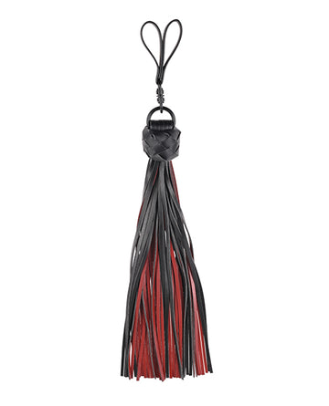 Sportsheets International SS48022 Saffron Finger Flogger, Black/Red, 40 Falls