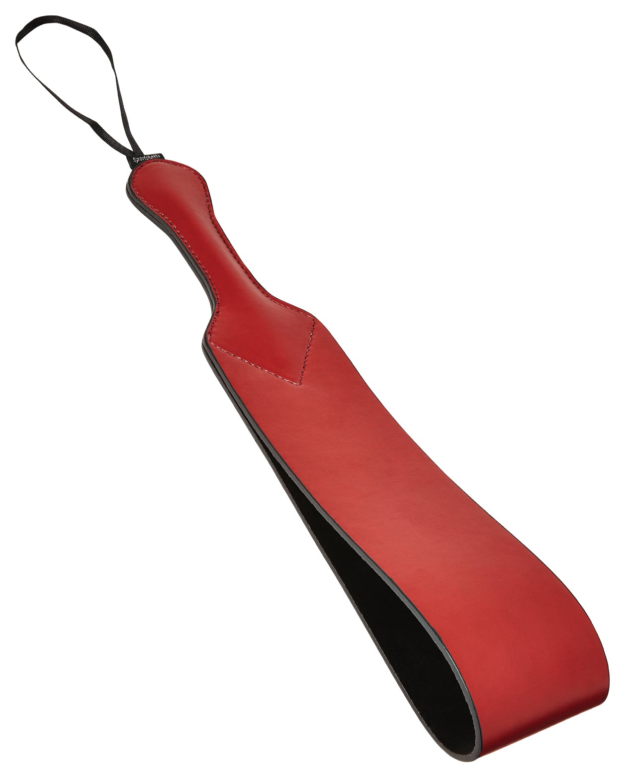 Sportsheets International SS48032 Saffron Loop Paddle, PU Leather, Crimson Loop