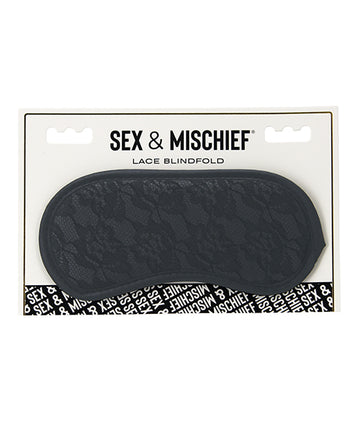 Sportsheets International SS52000 Sincerely Lace Blindfold, Black