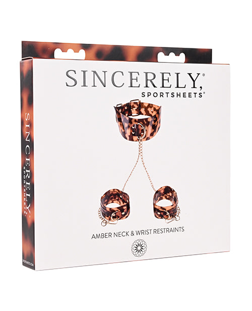 Sportsheets International SS52103 Amber Neck & Wrist Restraints