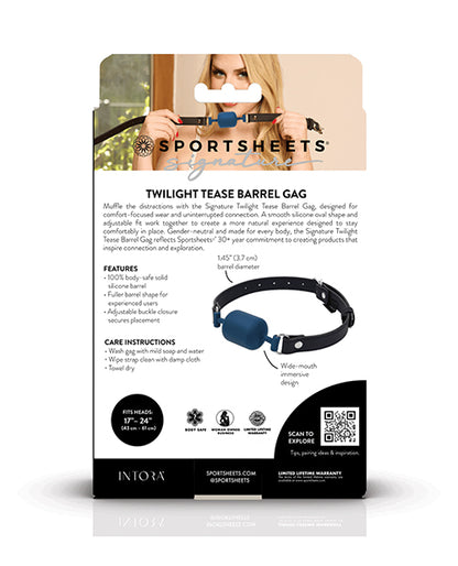 Sportsheets International Signature Twilight Tease Barrel Gag, SS68124