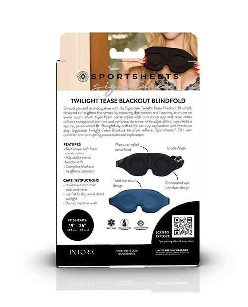 Sportsheets Signature Twilight Tease Blackout Blindfold