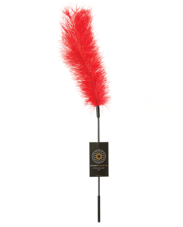Sportsheets International SS70003 Body Tickler Ostrich Feather, 16-inch Red