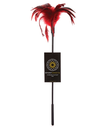 Sportsheets International SS72003 Body Tickler Feather, Red, 16-inch