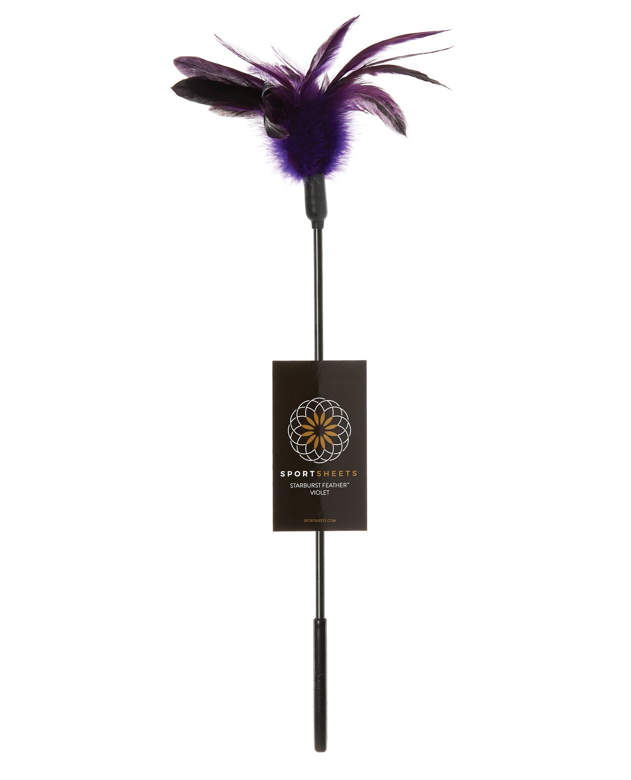 Sportsheets Starburst Feather Tickler, Violet, 16-Inch