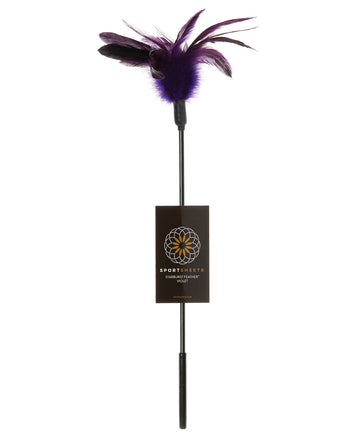 Sportsheets Starburst Feather Tickler, Violet, 16-Inch