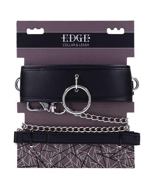 Sportsheets International SS98046 Edge Collar & Leash, Black Padded