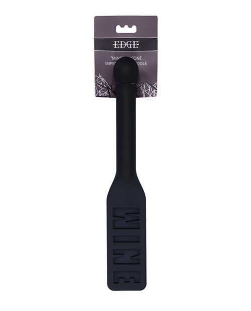 Sportsheets SS98047 Edge MINE Silicone Paddle, Black Insertable Handle