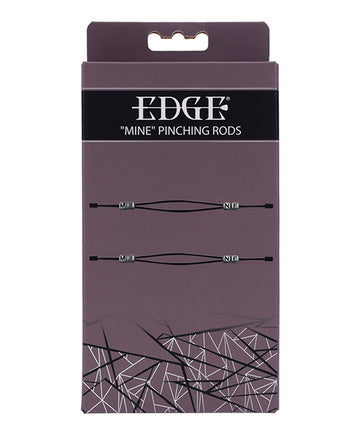 Sportsheets International SS98068 Edge MINE Nipple Pinching Rods, Black