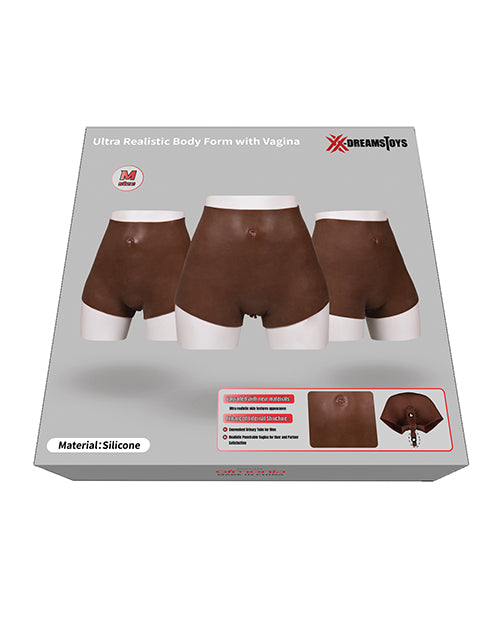 ST Rubber GmbH 700000256447 Realistic Vagina Form M, Silicone, Brown