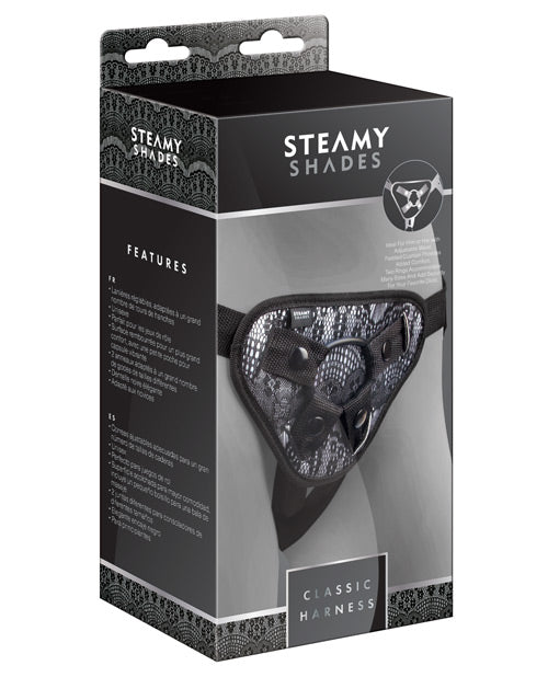 ST Rubber GmbH 700000257930 Steamy Shades Classic Harness, Black/White