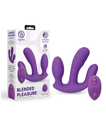 COTR Inc TOG-016 Together Blended Pleasure Vibrator - Triple-Pronged - Remote