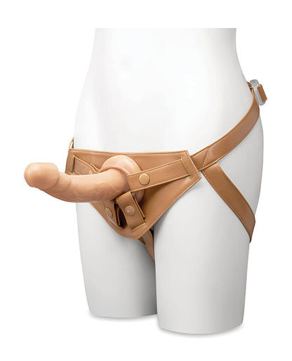 COTR Inc Together Tones 8 in. Realistic Curved Strap-On Dildo