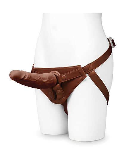 COTR Inc Together 7.75 in. Realistic Strap-On Dildo with Suction Base, Dark