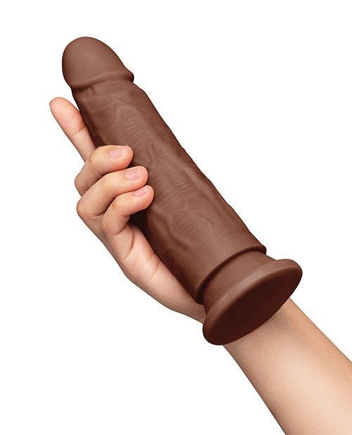 COTR Inc Together 7.75 in. Realistic Strap-On Dildo with Suction Base, Dark