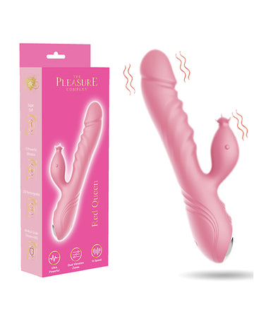The Pleasure Company TPCB2018PK Red Queen Tickler Rabbit Vibe, Pink