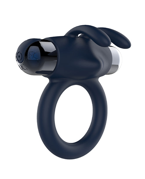 The Pleasure Company Galaxy Ring Bullet Vibe Cock Ring, Blue