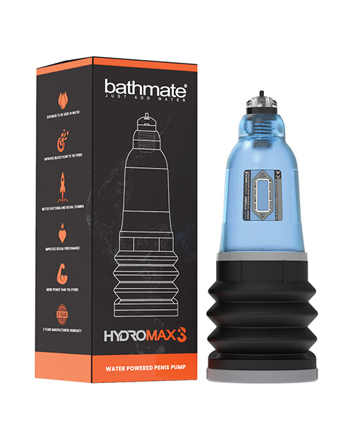 Bathmate BM-HM3-AB Hydromax 3 Penis Pump, Blue