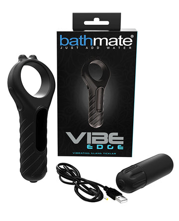 Bathmate BM-V-VE Vibe Edge Glans Tickler, 10 Vibration Levels, Silicone